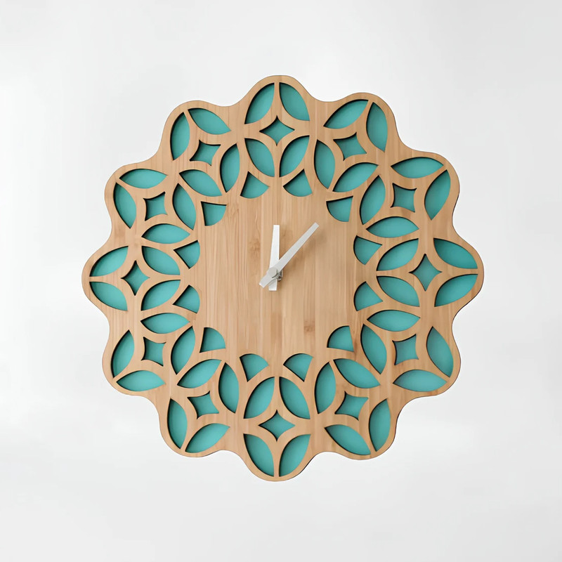 ساعت دیواری مدل چوبی سنتی کد C28