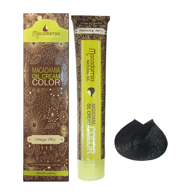رنگ مو ماکادیمیا شماره 01 حجم 100 میلی لیتر رنگ مشکی