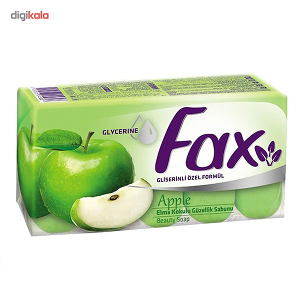 صابون 5 عددی فکس مدل Apple وزن 350 گرم