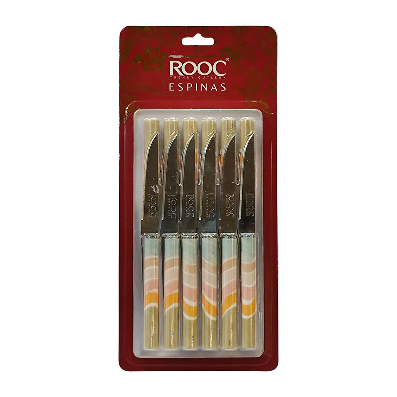 چاقو میوه خوری روک مدل اسپیناس کد 017 بسته 12 عددی