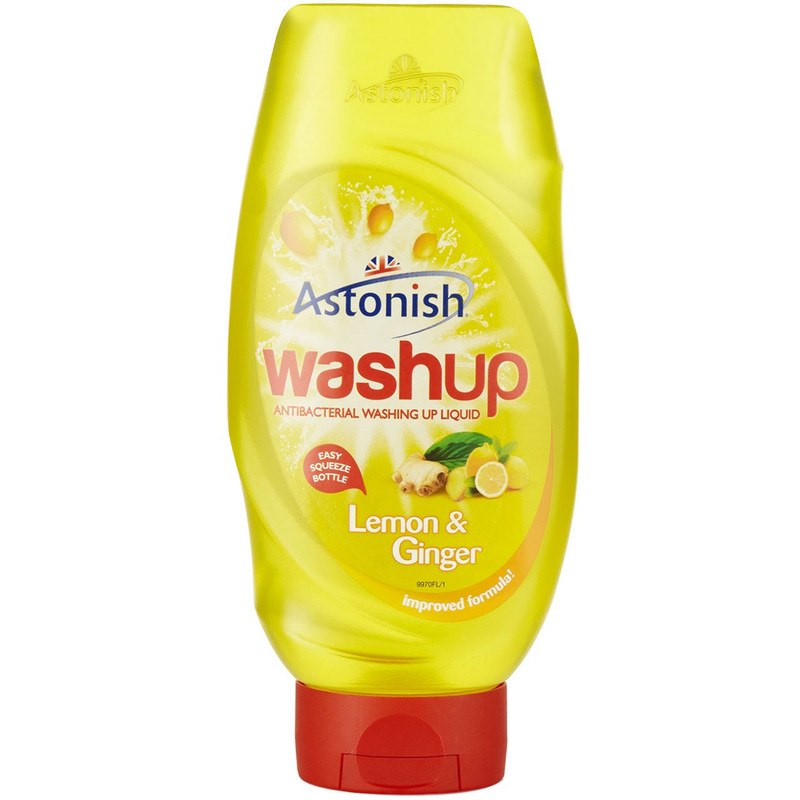 خرید و قیمت مایع ظرفشویی استونیش مدل Washup Lemon And Ginger حجم 600 میلی لیتر