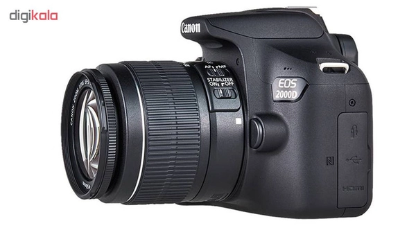 دوربین دیجیتال کانن مدل EOS 2000D به همراه لنز 18-55 میلی متر IS II 11