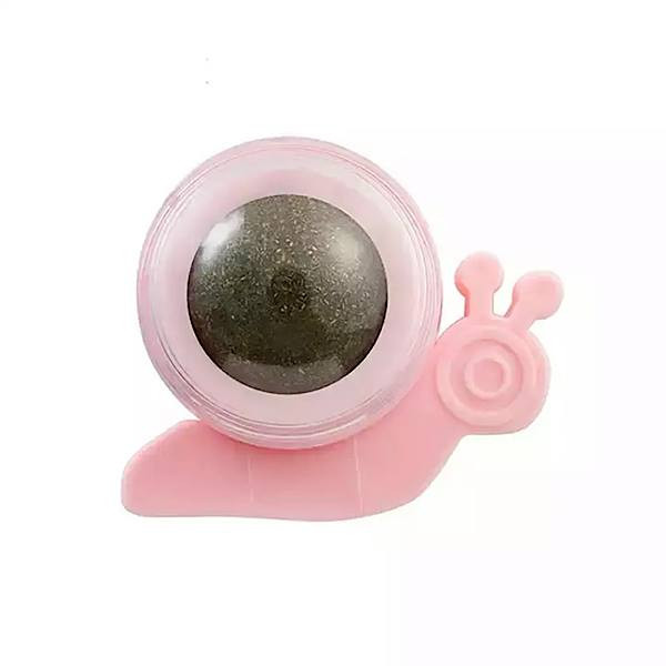 خرید و قیمت تشویقی گربه مدل آبنبات کت نیپ دار چسبی طرح حلزون