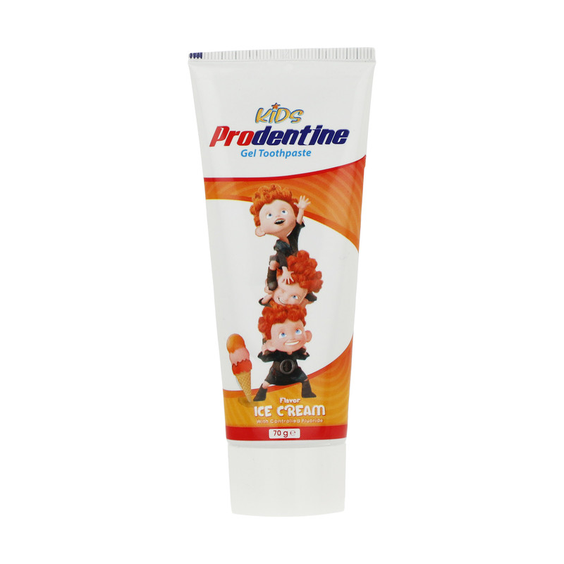 خمیر دندان ژلهای کودک پرودنتین مدل بستنی طرح Brave وزن 70 گرم
