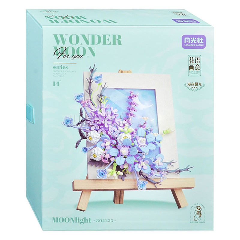 خرید و قیمت ساختنی مدل مینی تابلو گل بنفش