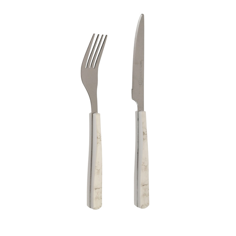 سرویس کارد و چنگال میوه خوری 12 پارچه ام جی مدل STAR