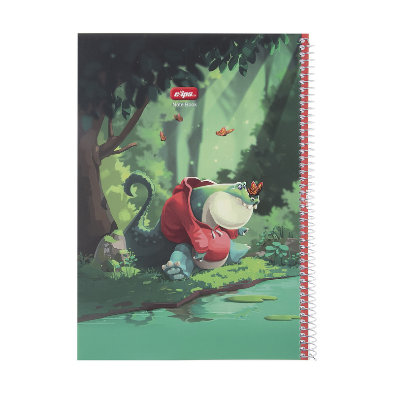 دفتر مشق 80 برگ کلیپس مدل 0117 کد 10