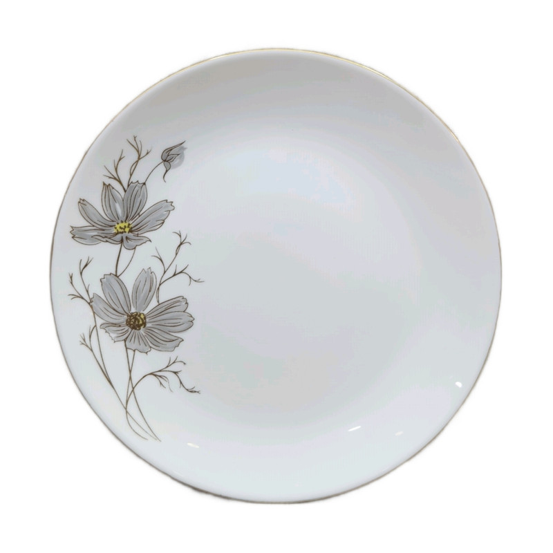 خرید و قیمت پیش دستی مقصود مدل ژالین طوسی لب طلا بسته 6 عددی