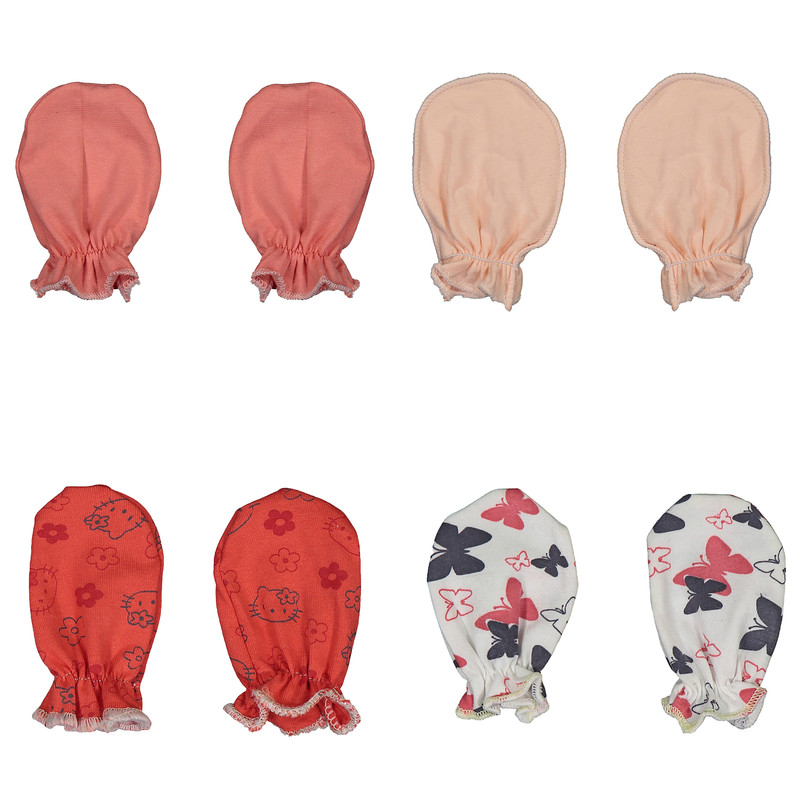 خرید و قیمت دستکش نوزادی مدل S5 بسته چهار عددی