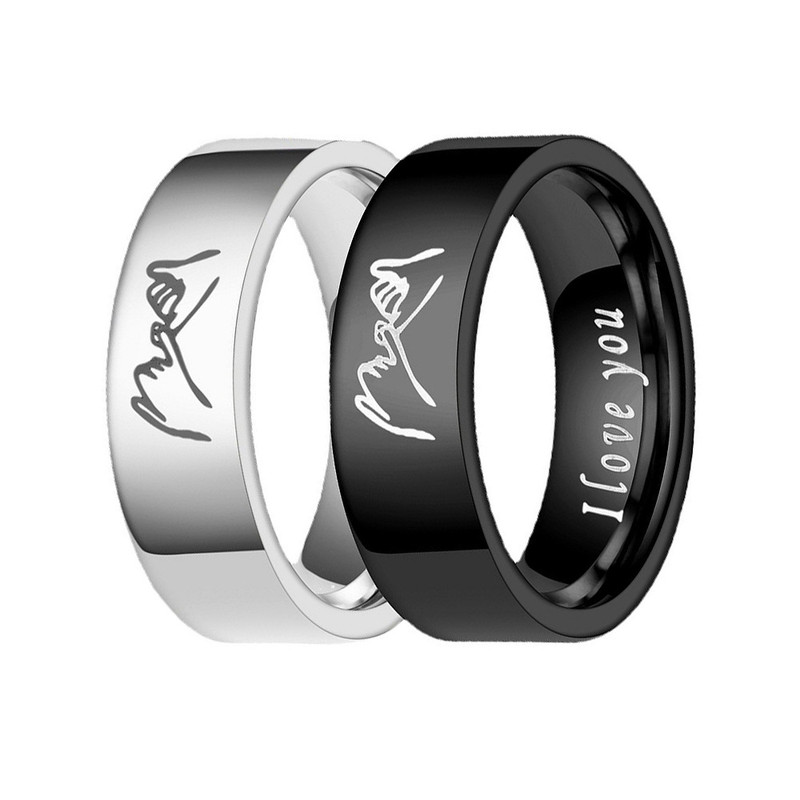 ست انگشتر زنانه و مردانه برانت مدل دوست