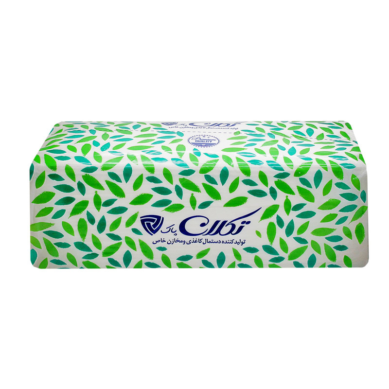 دستمال کاغذی 150 برگ تکلان پاک مدل بهار بسته 50 عددی