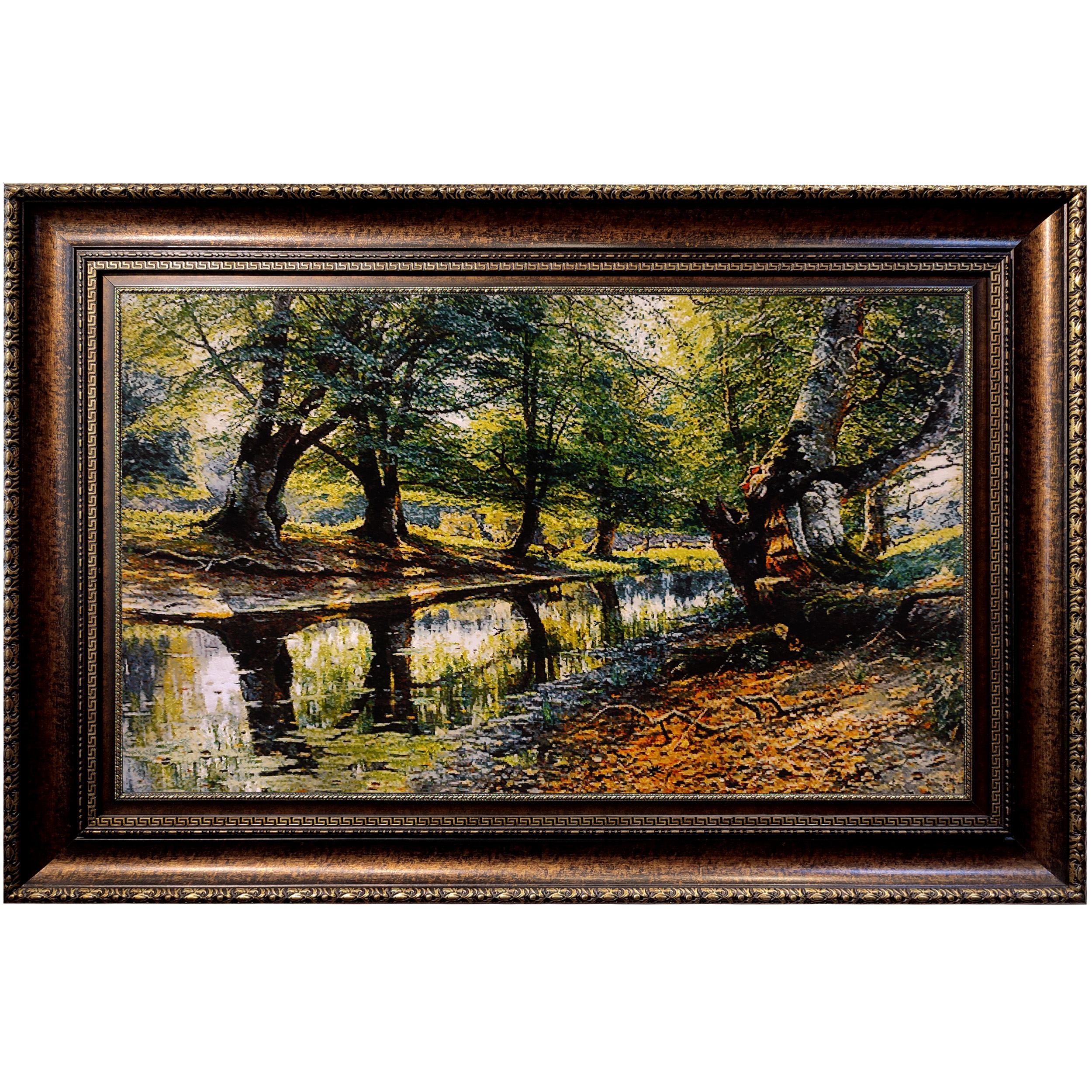 تابلو فرش دستبافت طرح منظره مدل RAR106