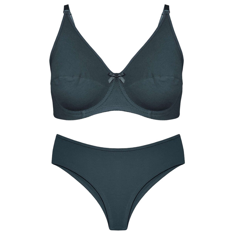 ست شورت و سوتین زنانه مدل نخی فنردار