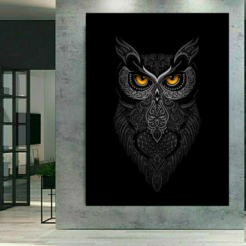 تابلو بوم طرح کابوس گیر جغد - دریم کچر مدل SDB1801