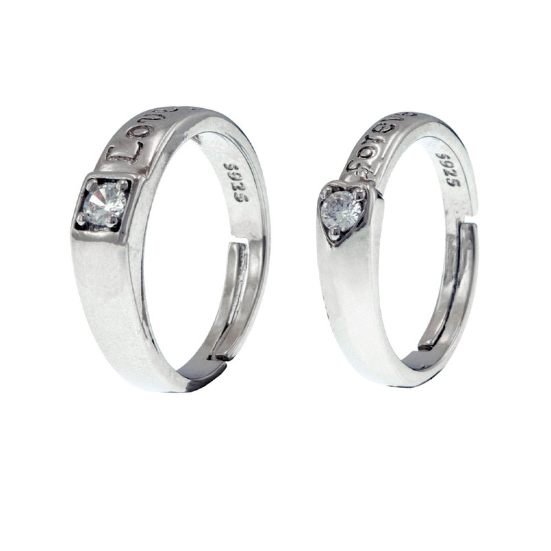 ست انگشتر زنانه و مردانه برانت طرح دوست دارم برای همیشه