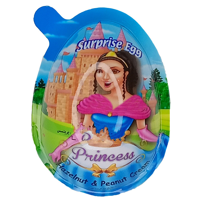 خرید و قیمت تخم مرغ شانسی مدل پرینسس با کرم فندق و بادام زمینی