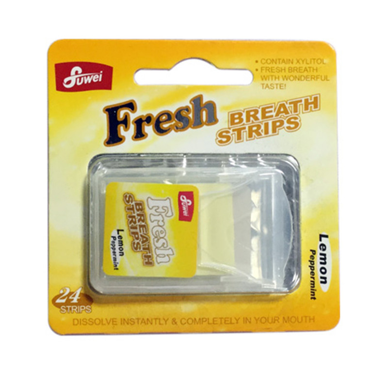 خرید و قیمت خوش بو کننده دهان ورقه ای با طعم لیمو فرش - 12 گرم بسته 24 عددی