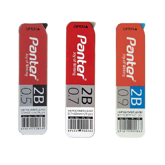 نوک مداد نوکی پنتر مدل پلیمری بسته 3 عددی