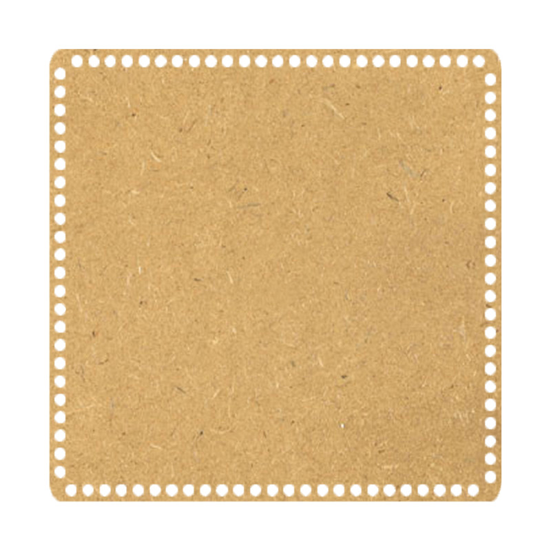 اسلایس چوبی مدل بیس قلاب بافی Square 25 کد BS20