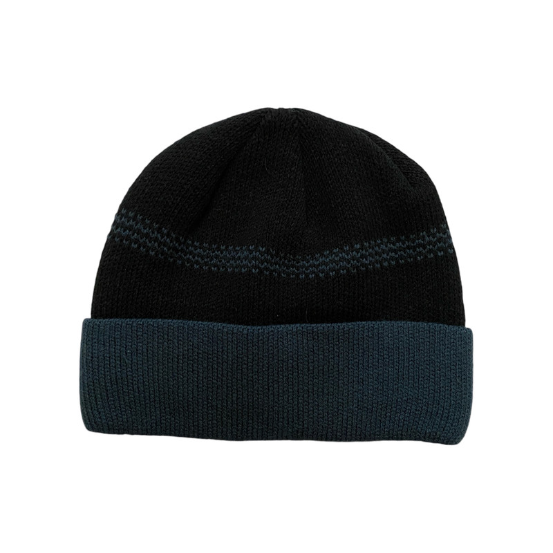 کلاه بافتنی مردانه مدل سه لایه رنگ سرمه ای