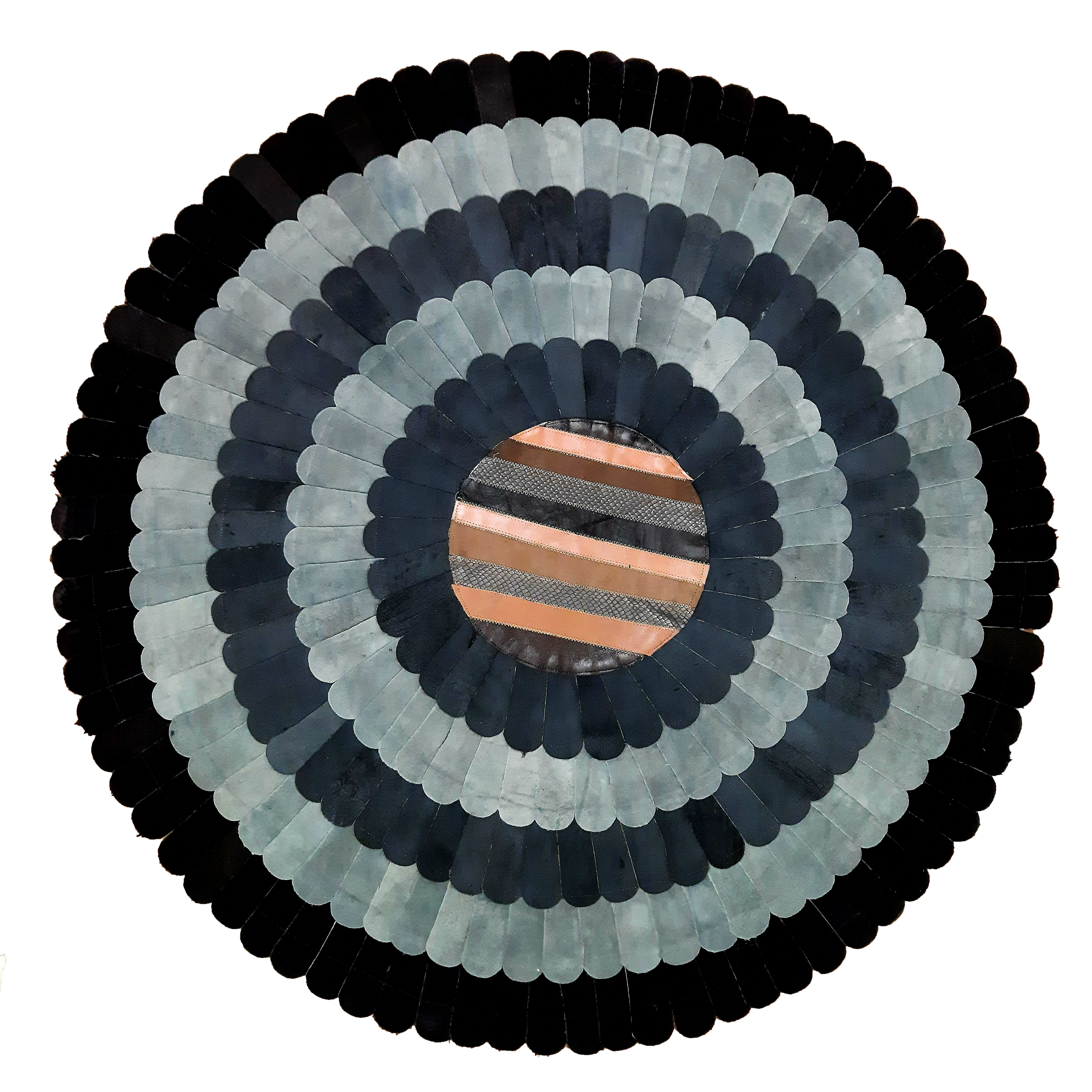 كلاژ فرش پوست و چرم كد 2017