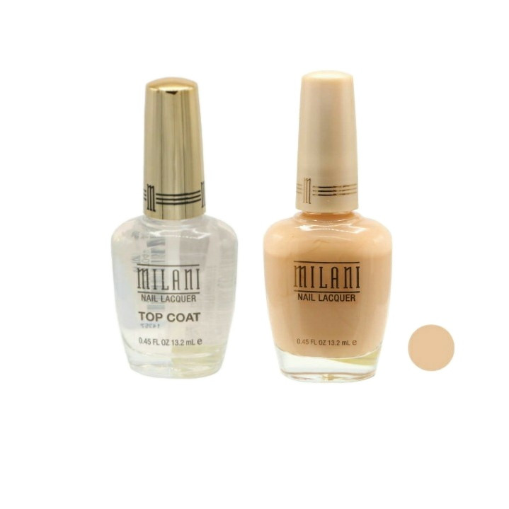 لاک ناخن میلانی مدل 306 به همراه تاپ کت میلانی مدل 04