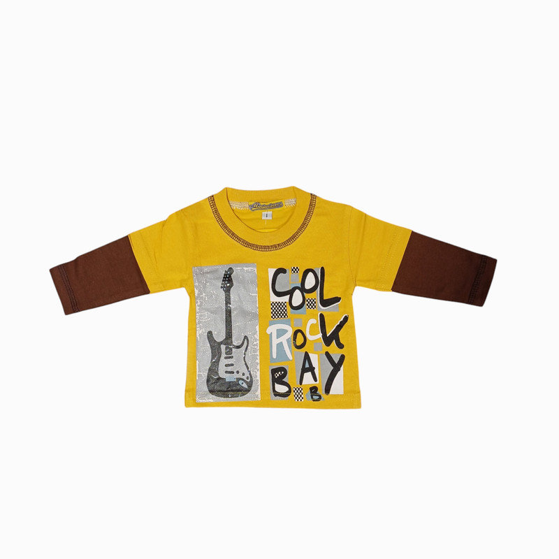 خرید و قیمت تی شرت آستین بلند نوزادی مدل GI-1318.mz