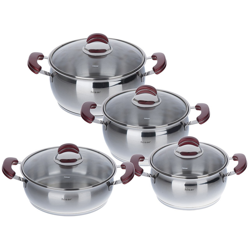 سرویس پخت و پز 8 پارچه هیسار سری موناکو کد 53962