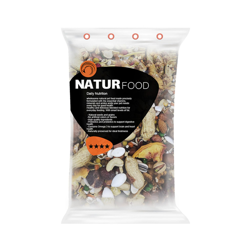 غذای طوطی ملنگو نیچرفود مدل 4 ستاره وزن 2 کیلوگرم