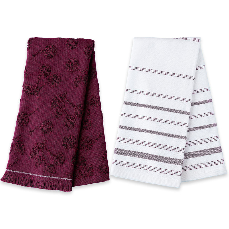 حوله و دستمال آشپزخانه مادام کوکو مدل Cadre