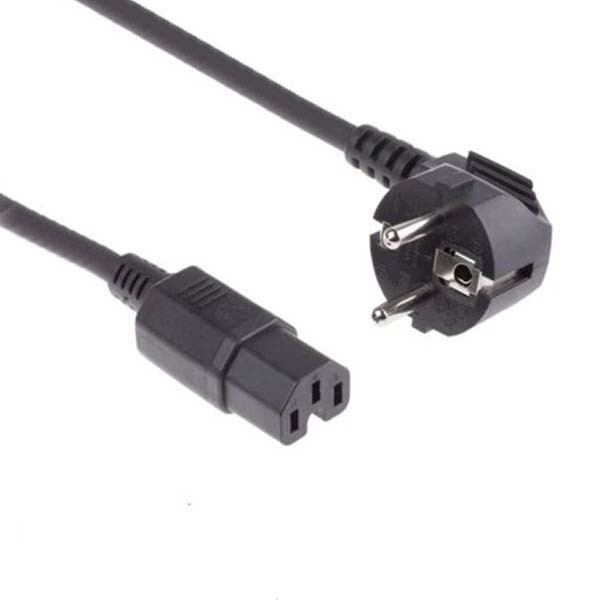 کابل برق 3 پین منبع تغذیه بافو مدل EU-C15 3Cx1.5MM طول 0.5 متر