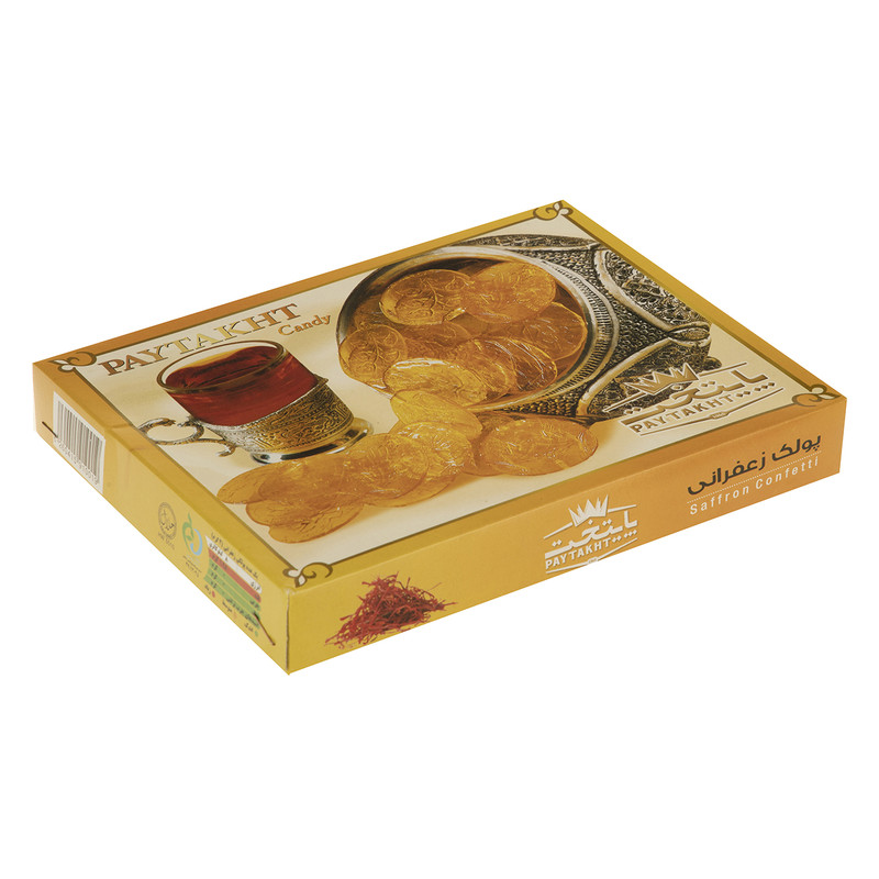 پولکی زعفرانی پایتخت مقدار 450 گرم