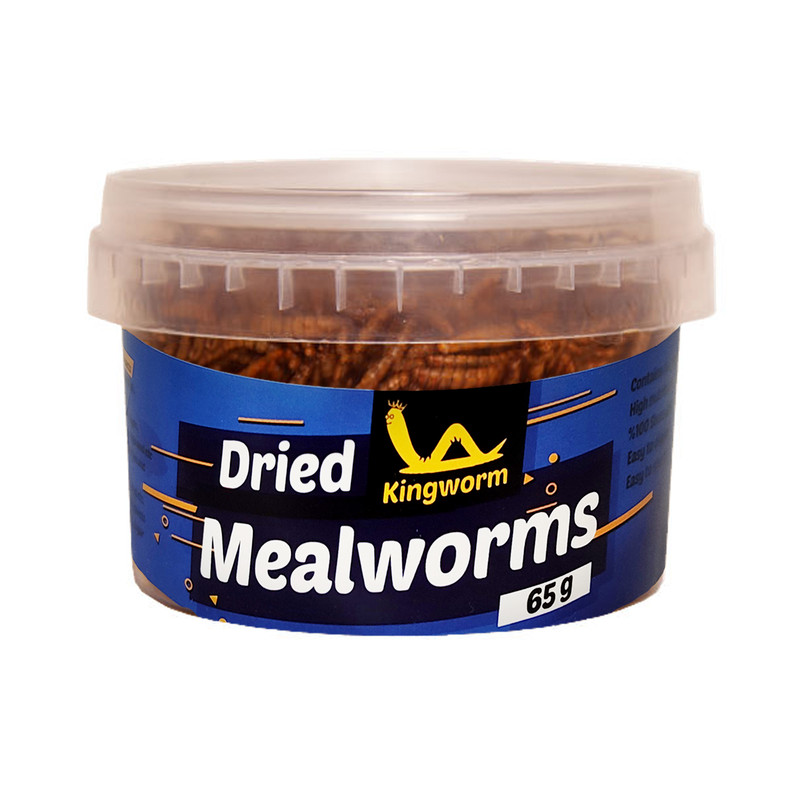 خرید و قیمت غذای خشک ماهی کینگ ورم مدل میلورم MWF65 وزن 65 گرم