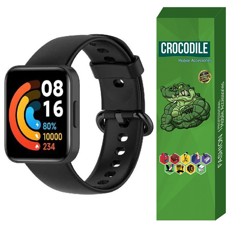 خرید و قیمت بند کروکودیل مدل W2 Lite مناسب برای ساعت هوشمند شیائومی Redmi Watch 2 Lite