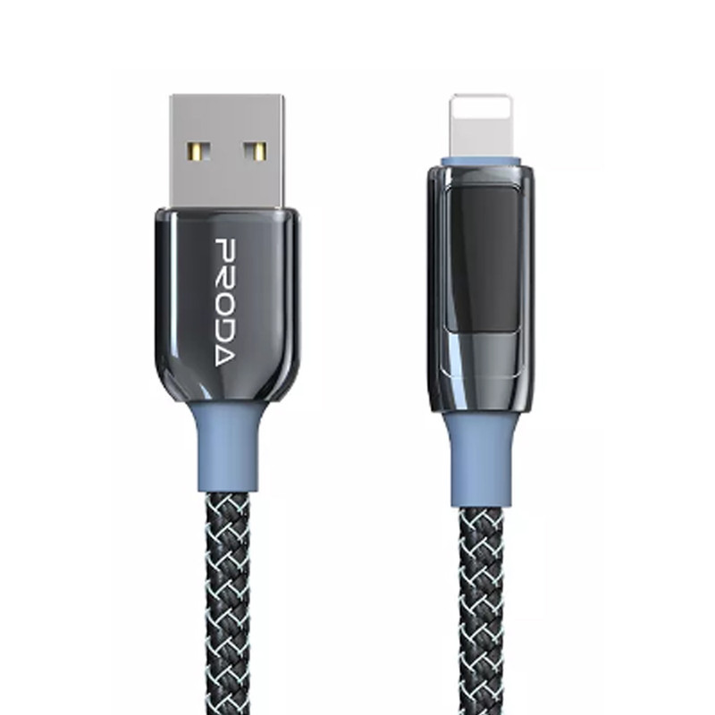 کابل تبدیل USB به لایتنینگ پرودا مدل B76i طول 1200 میلی متر