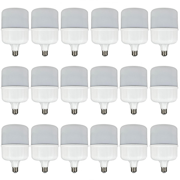 لامپ ال ای دی 50 وات چیپصام مدل استوانه پایه E27 بسته 18 عددی