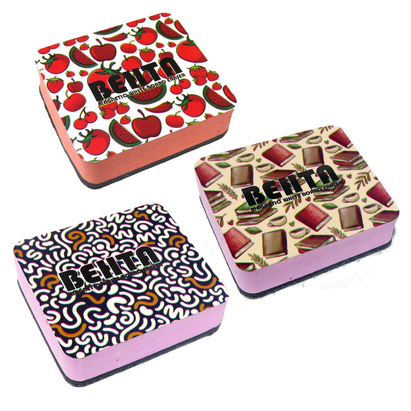 خرید و قیمت تخته پاک کن بهتا مدل مغناطیسی E بسته 3 عددی