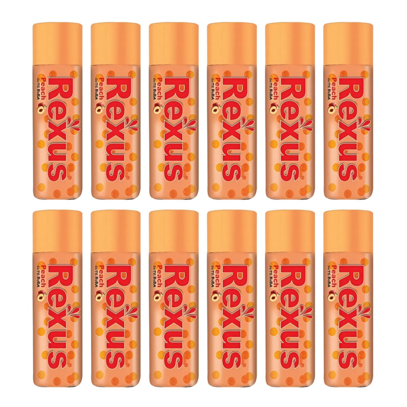 آبمیوه هلو با تکه های آلوئه ورا حبابی رکسوس - 320 میلی لیتر بسته 12 عددی