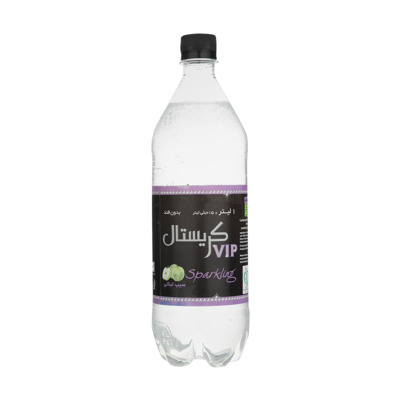 نوشابه گازدار سیب کریستال - 1 لیتر