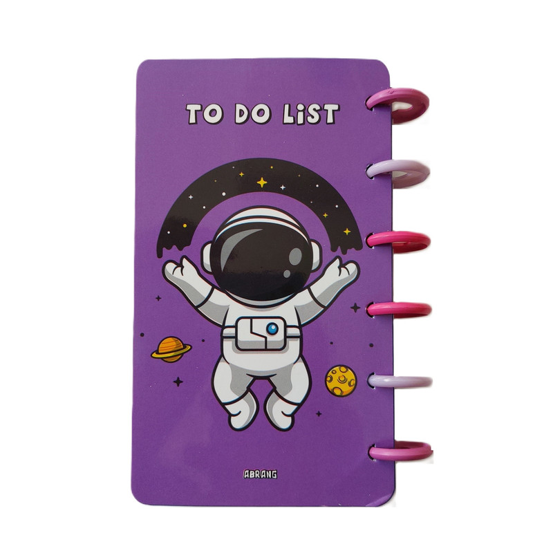 خرید و قیمت دفترتودولیست ۱۰۰ برگ آبرنگ طرح فضانورد