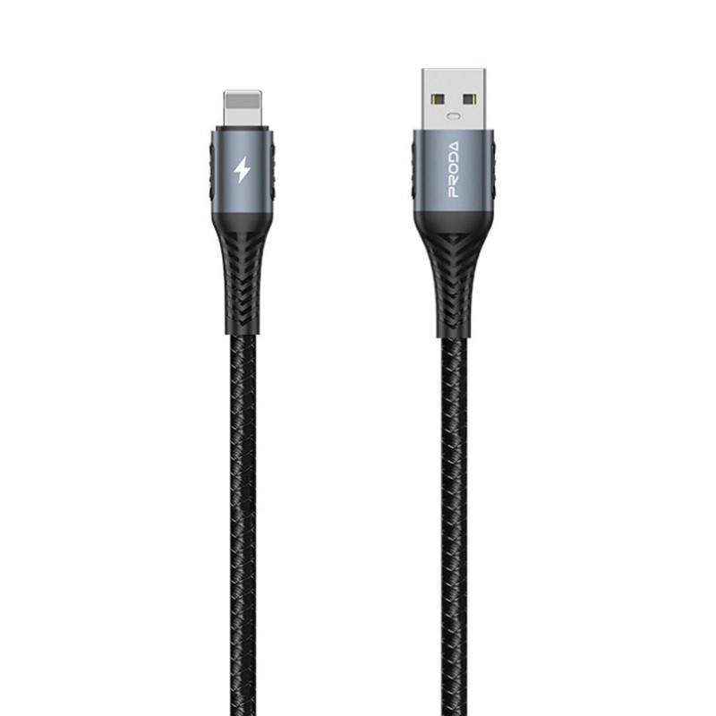 کابل تبدیل USB به لایتنینگ پرودا مدل PD-B67i طول 1 متر