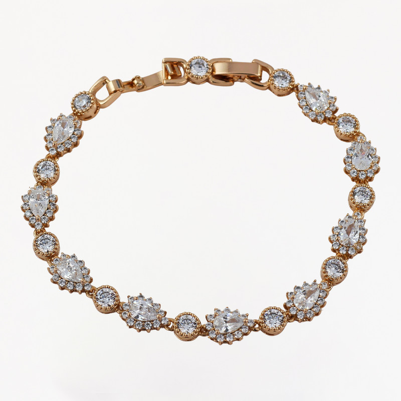 دستبند زنانه ژوپینگ مدل اشک کد AAD477