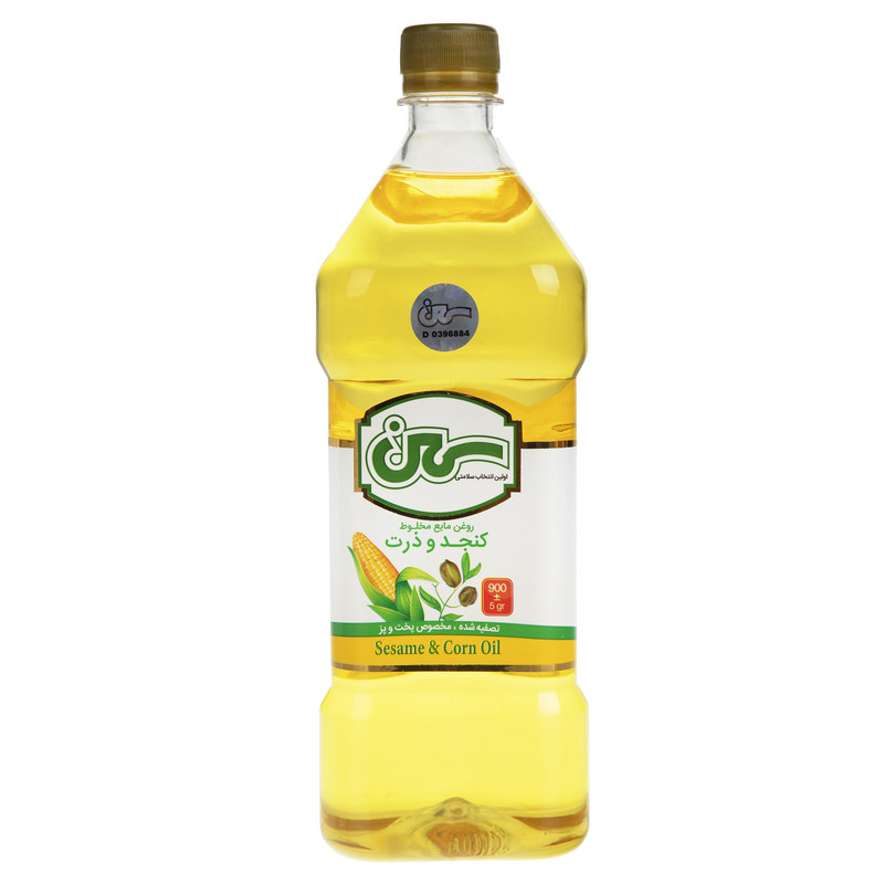 خرید و قیمت روغن مایع مخلوط کنجد و ذرت سمن - 900 گرم
