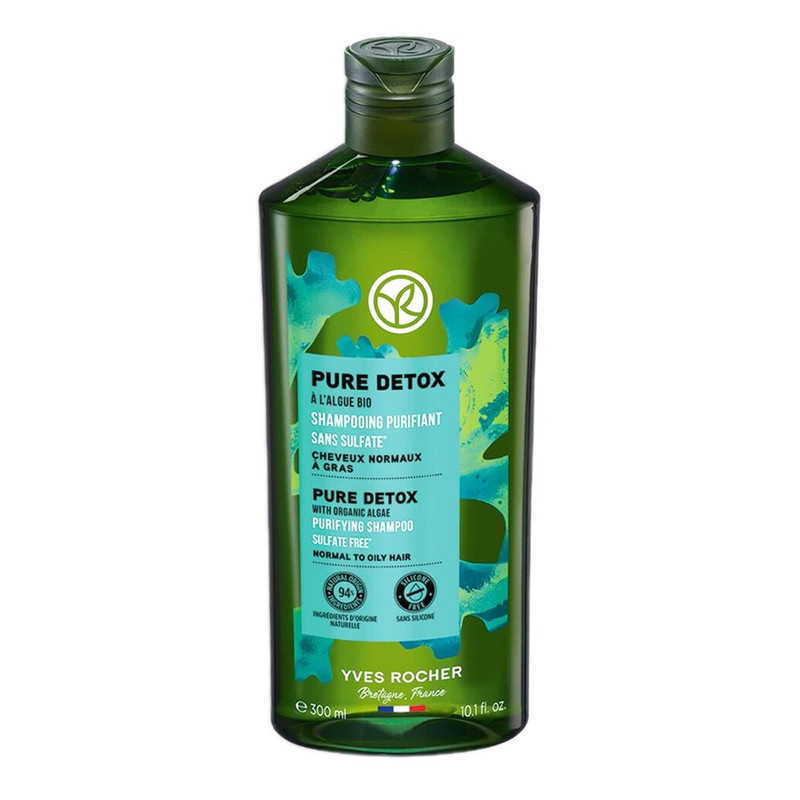 خرید و قیمت شامپو تقویت کننده و ضد ریزش مو ایو روشه مدل Pure DETOX حجم 300 میلی لیتر