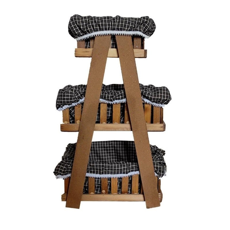 سبد سیب زمینی و پیاز مدل سه طبقه