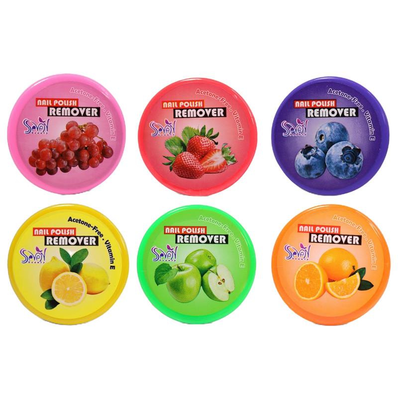 خرید و قیمت لاک پاک کن اس سون بیوتی مدل میوهای بسته 6 عددی