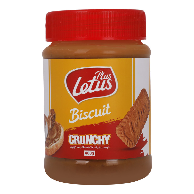 کرم بیسکویت با تکه های بیسکویت لت آس - 400 گرم