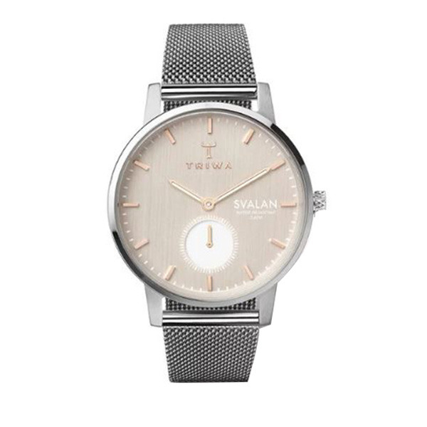 خرید و قیمت ساعت مچی عقربه ای تریوا مدل Blush Svalan steel mesh