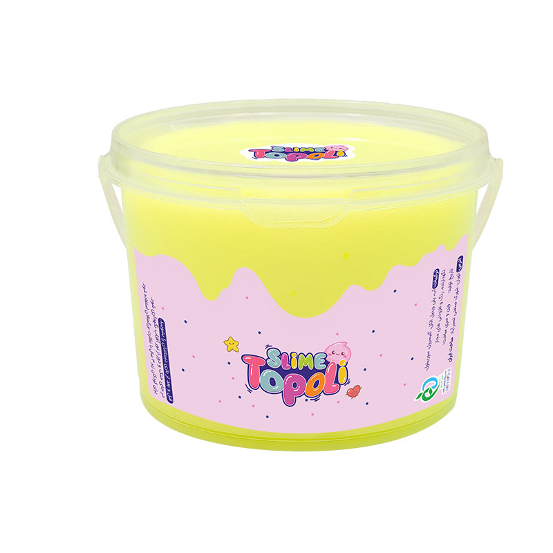 خرید و قیمت ژل بازی اسلایم تپلی مدل خامه ای KH610 لیمو