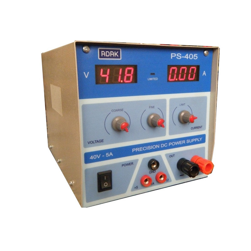 منبع تغذیه 40 ولت 5 آمپر آداک مدل ps-405